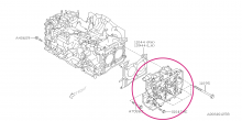 Head assy cylinder, right Forester EE20 2008-2013, Impreza Legacy Diesel - 11039AC050  