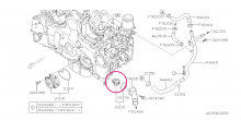 Termostat Boxer Diesel Impreza, Forester, Legacy