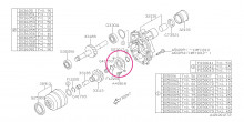 Ball bearing, gearshift shaft 5M/T Impreza (WRX), WRX US 2014+, Forester, Legacy, Outback, XV, 30x72x17 - 806230170