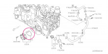 Gasket, water pump Impreza 2011+, Forester 2011+, BRZ, XV 2011+ - 21114AA120