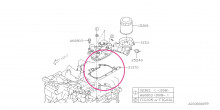 Gasket oil cooler Subaru diesel Impreza 2008+, Forester 2008+, Legacy 2007+, Outback 2007+, XV 2011+ - 21370AA011