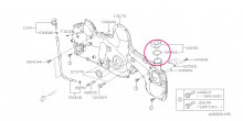 Gasket, oil filler duct Impreza, WRX STI 2014+, Forester 1998+, Legacy/Outback, Levorg 2014+, BRZ 2013+, 42x51x8.5 (803942010) - 803942020