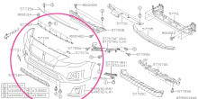 Front bumper Subaru XV 2017+