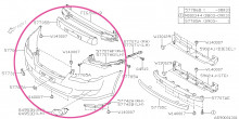 Front bumper Subaru Legacy 2003-2009